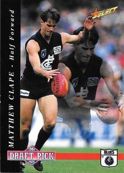 1995 Select AFL #272 Matthew Clape Front